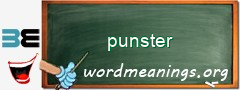 WordMeaning blackboard for punster